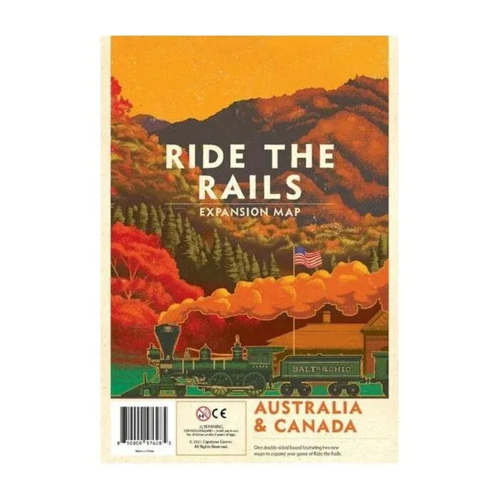 Iron Rail: 2 - Ride the Rails - Australia &amp; Canada Map Expansion