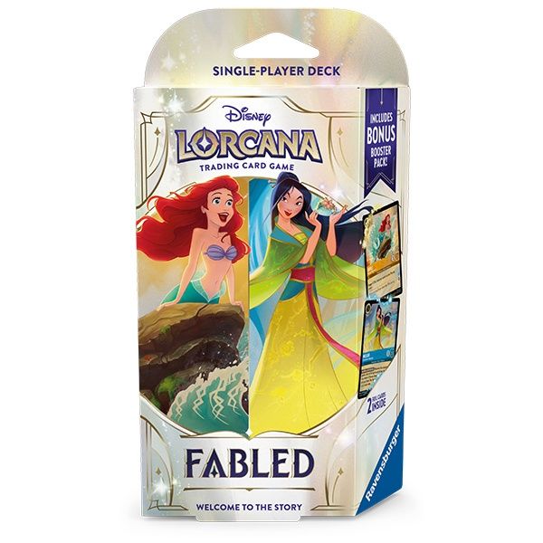 Disney Lorcana: Fabled Starter Deck, Deck: Ariel/Mulan