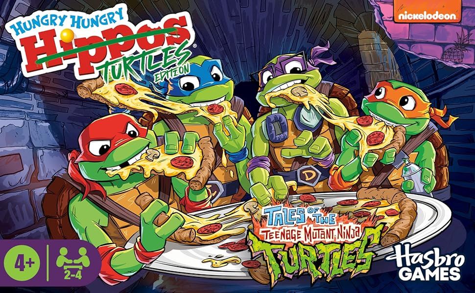 Hungry Hungry Hippos: Teenage Mutant Ninja Turtles Edition