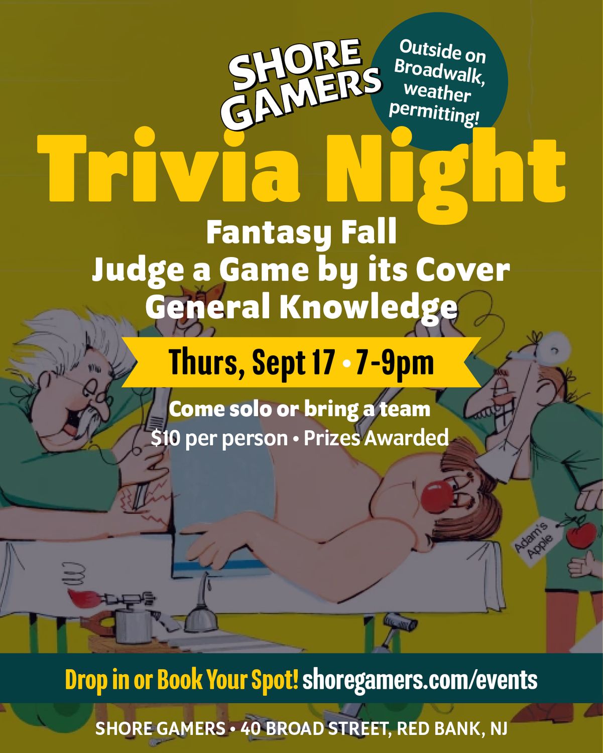 Trivia Night at Shore Gamers