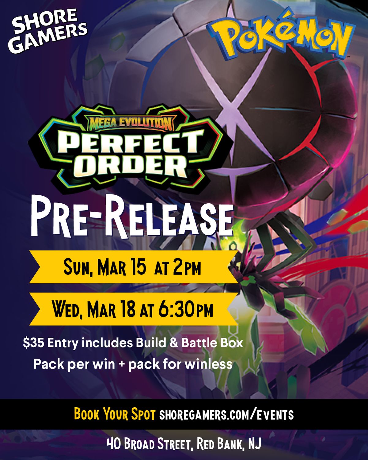 Pokémon Pre-Release - Perfect Order
