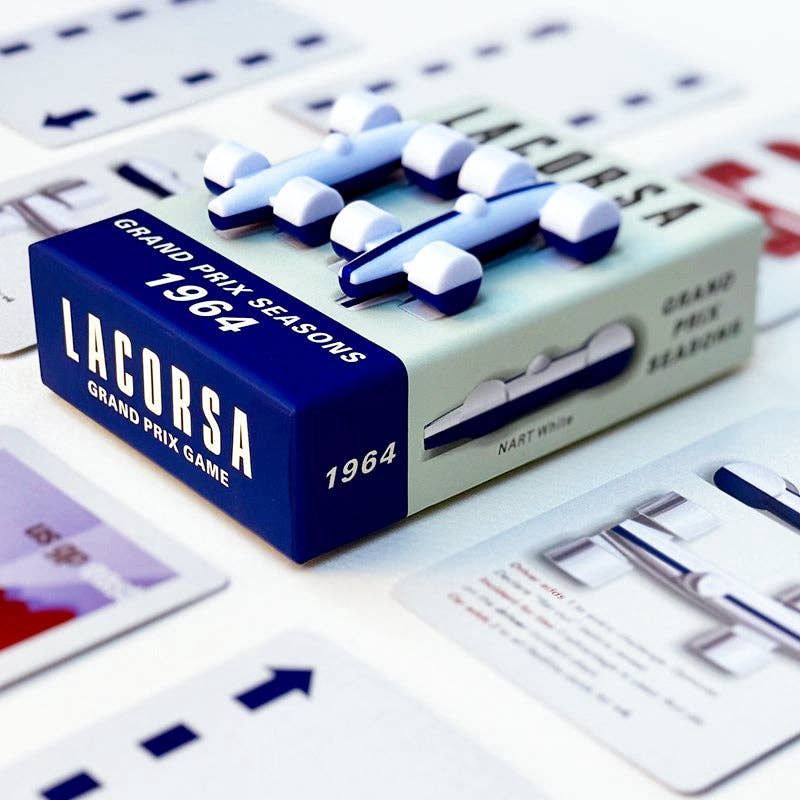 LACORSA GRAND PRIX GAME - Lacorsa 1964 Racecar Set: NART White