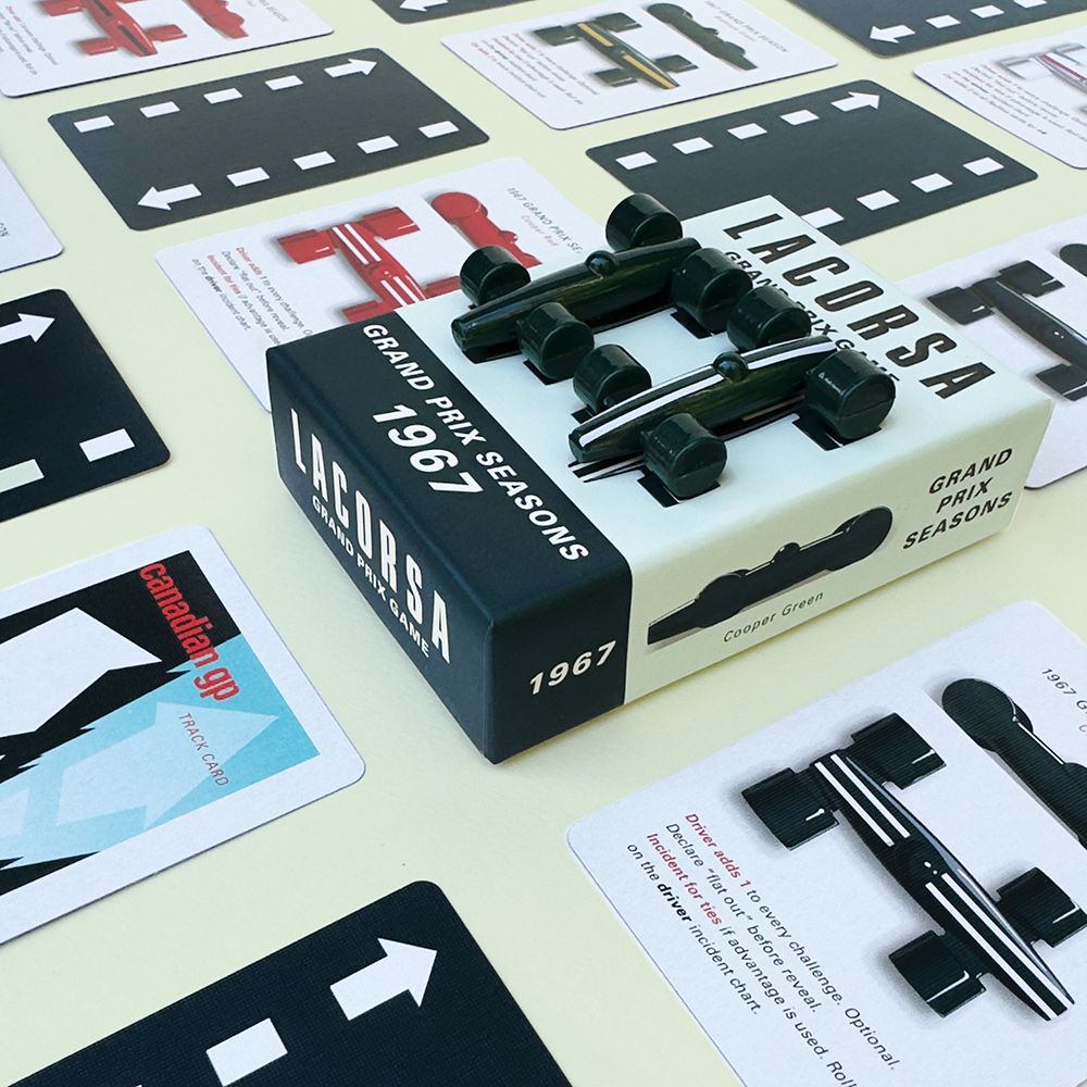 LACORSA GRAND PRIX GAME - Lacorsa 1967 Racecar Set: Cooper Green
