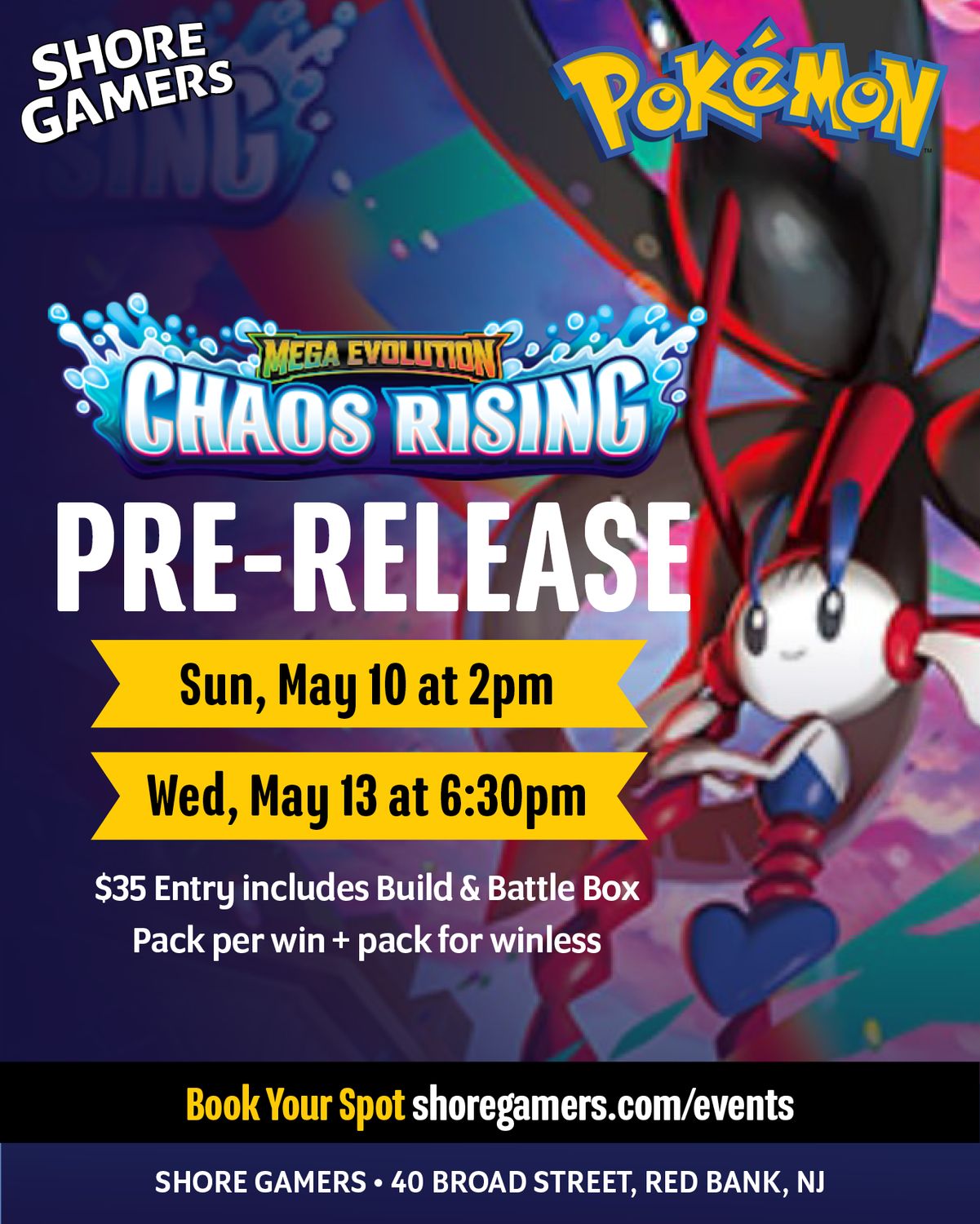 Pokémon Pre-Release - Chaos Rising