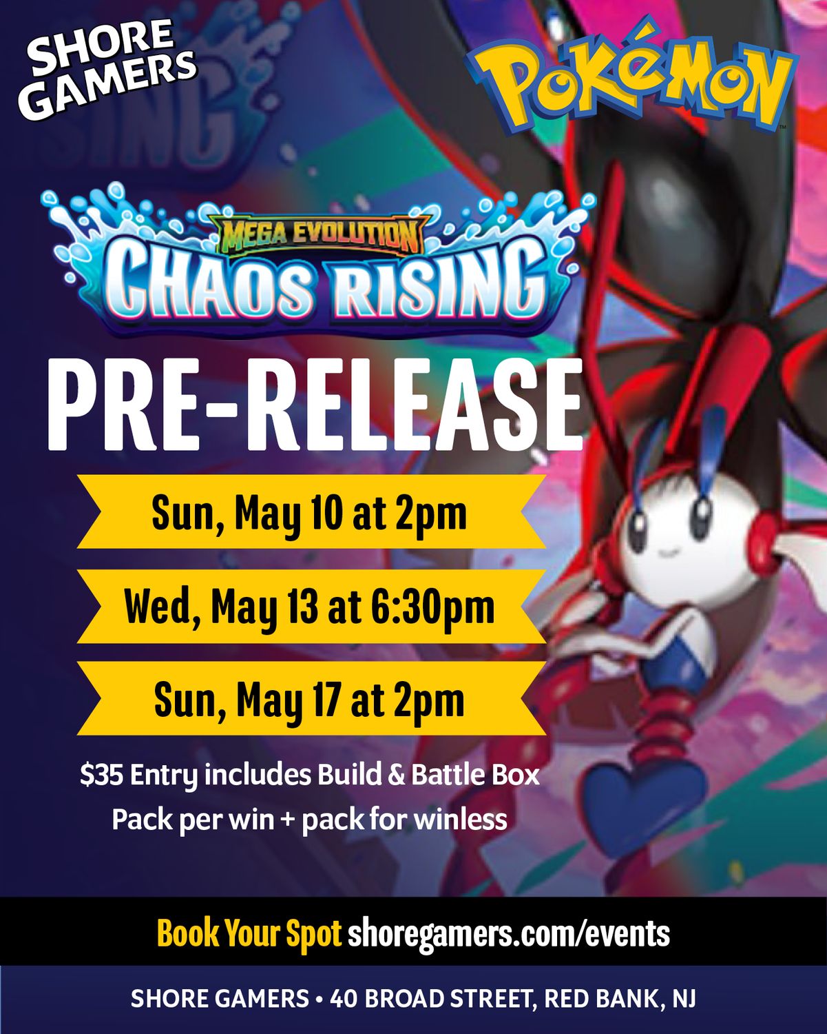 Pokémon Pre-Release - Chaos Rising