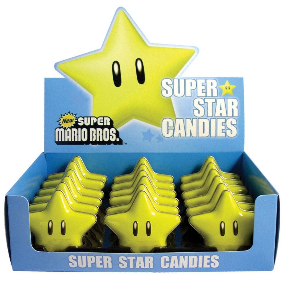 Cow Crack Wholesale - Super Mario Super Star Candy Tin