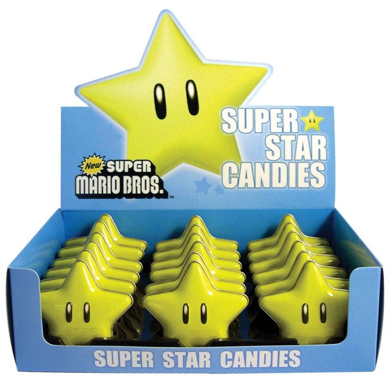 Cow Crack Wholesale - Super Mario Super Star Candy Tin