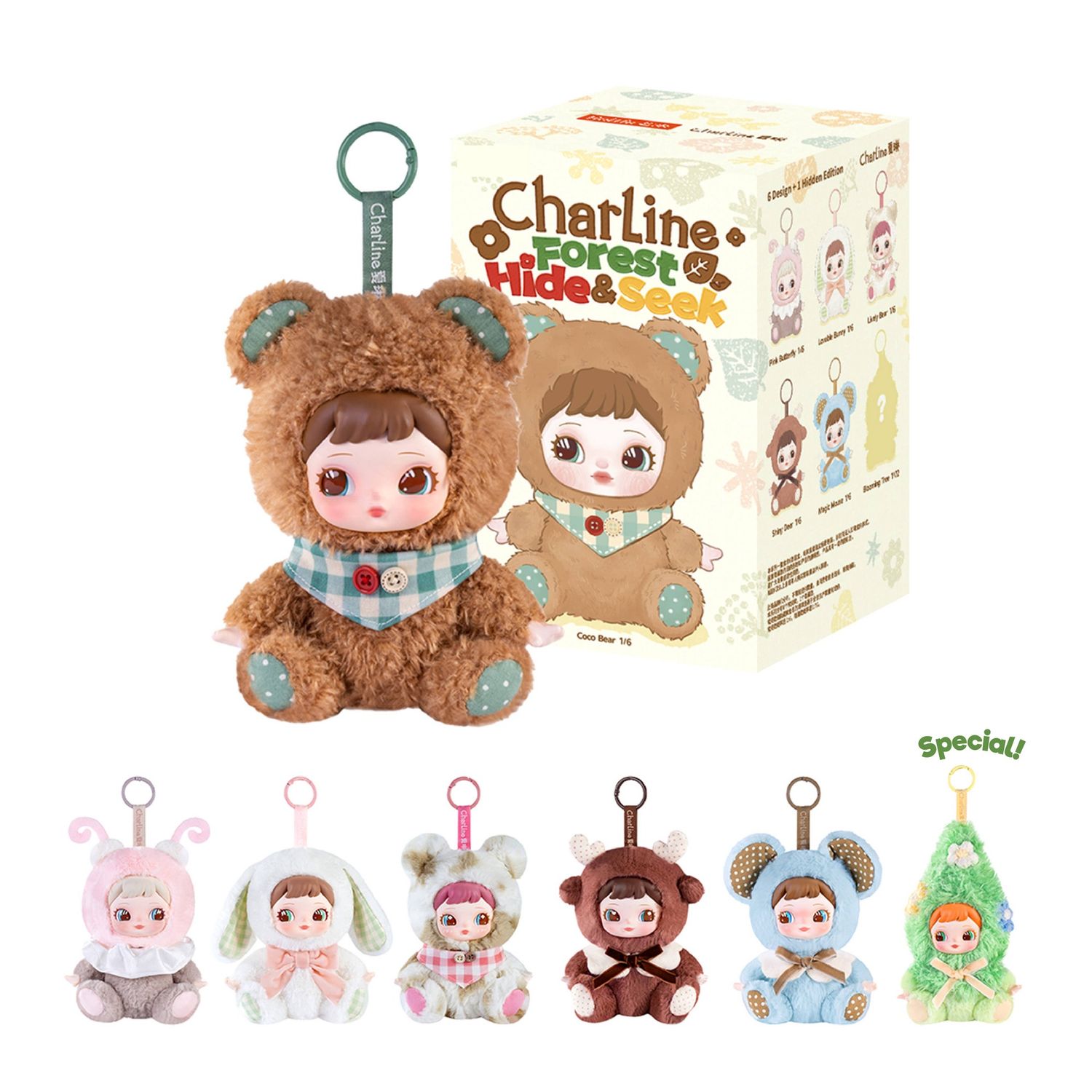 Hands Craft - Charline Plush Blind Box: Forest Hide &amp; Seek Pendant
