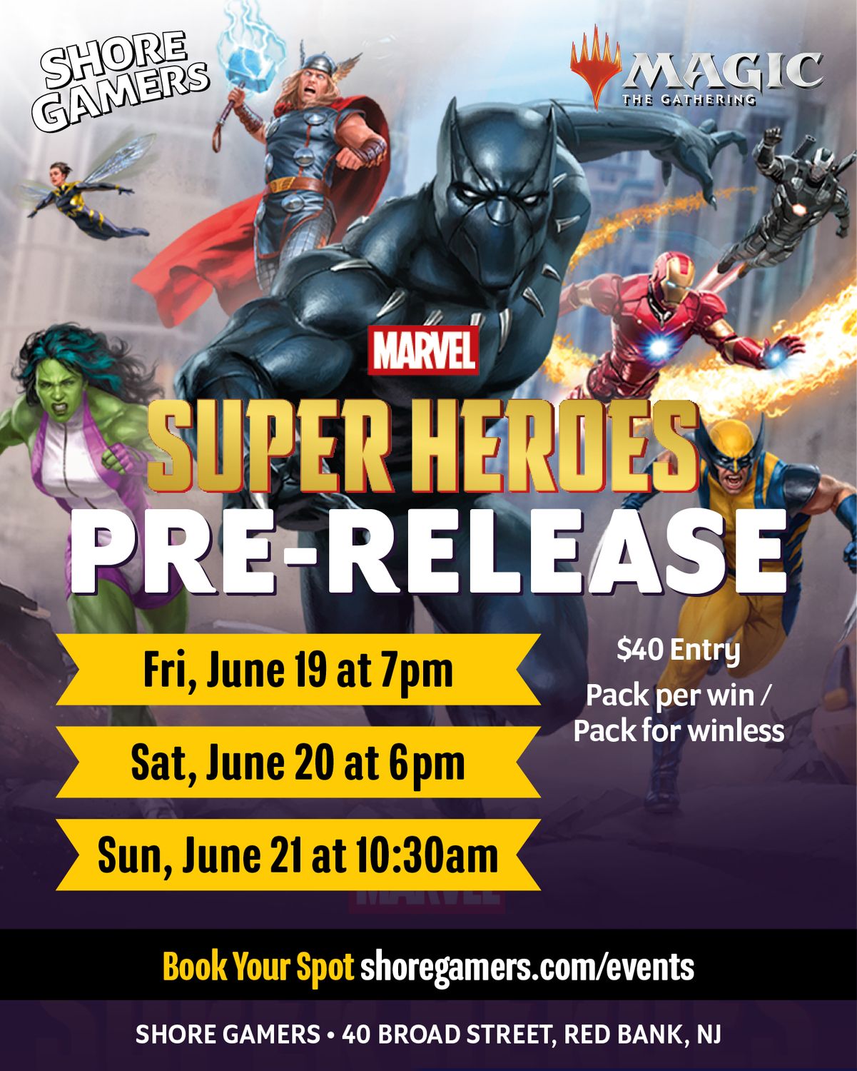 “MTG Pre-Release - Marvel Super Heroes
