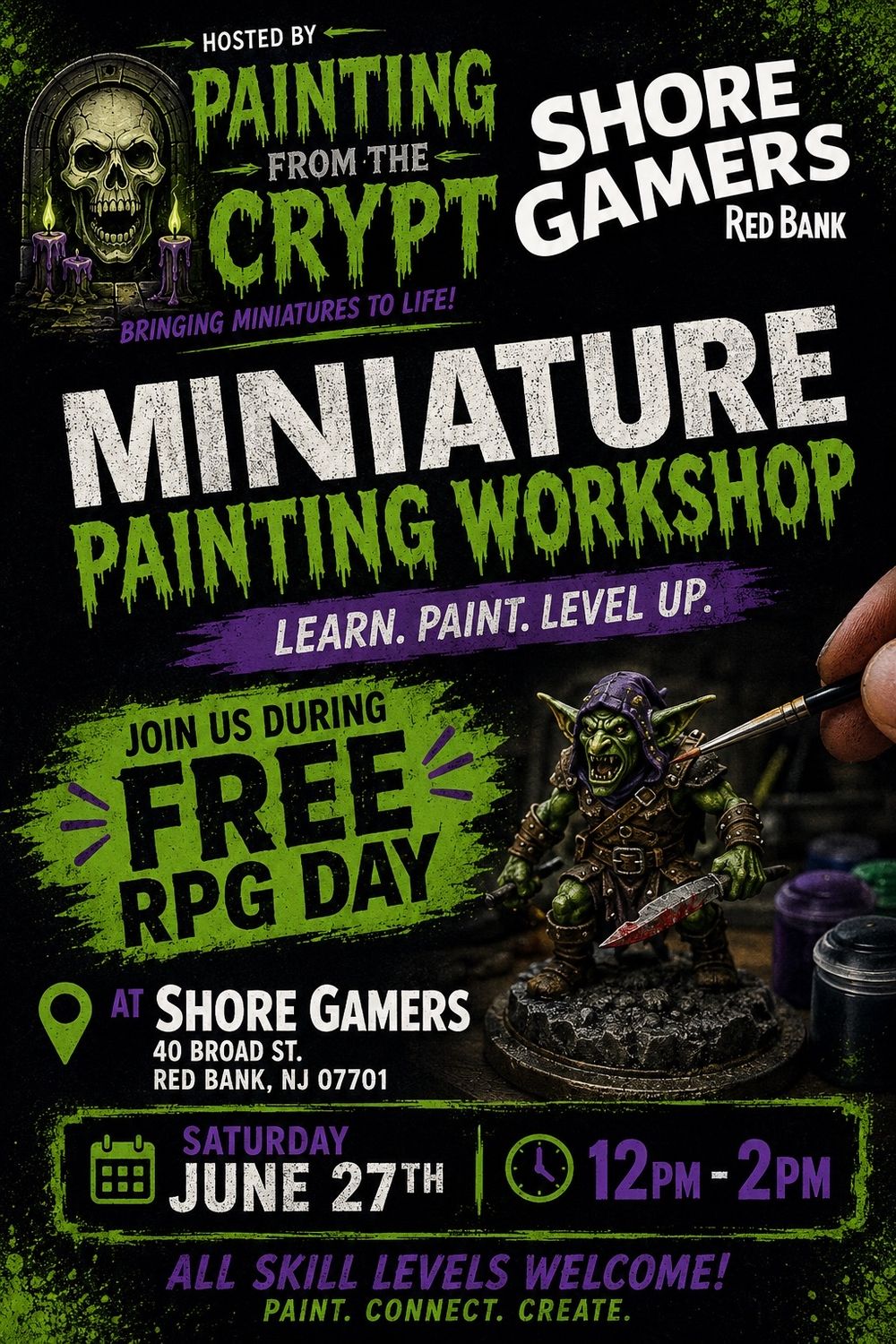 Miniature Painting Workshop - Free RPG Day!