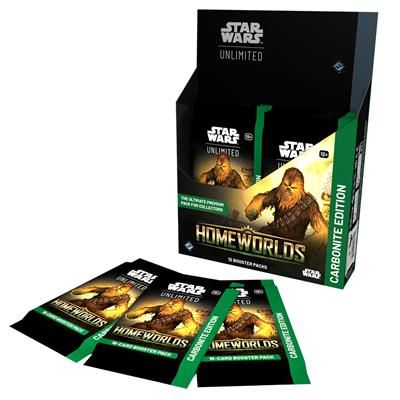 Star Wars: Unlimited – Homeworlds: Carbonite Booster Display