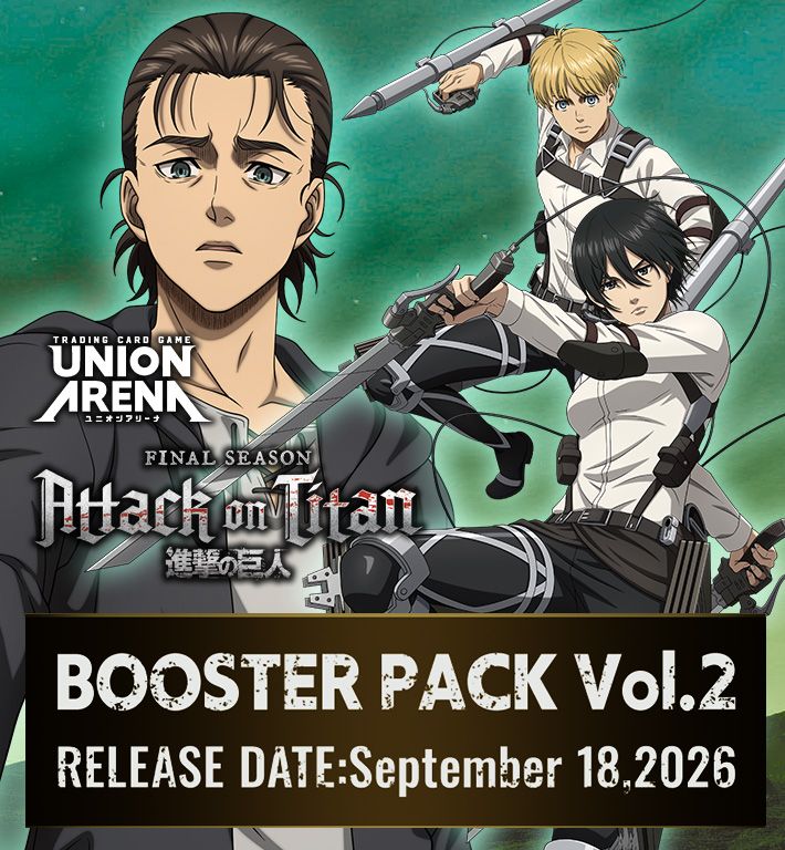 Union Arena: Attack on Titan Booster Display Vol. 2