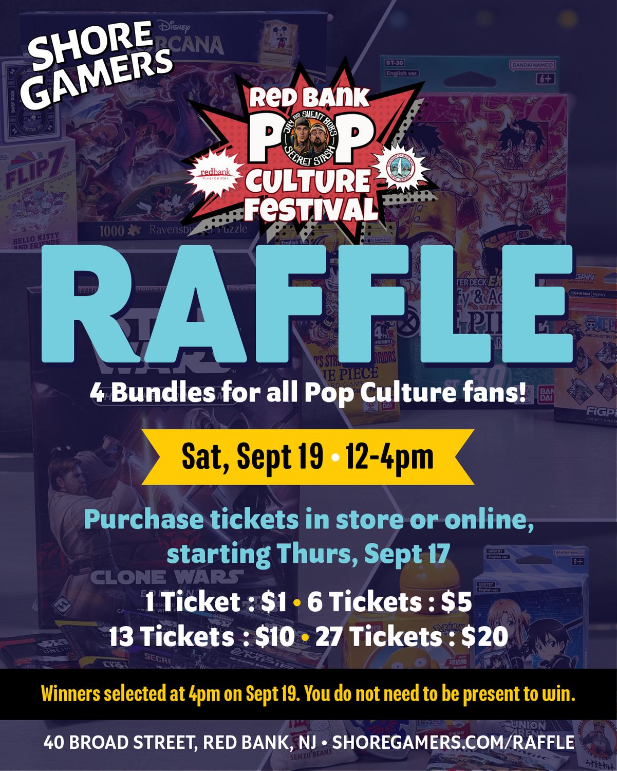 Pop Culture Raffle