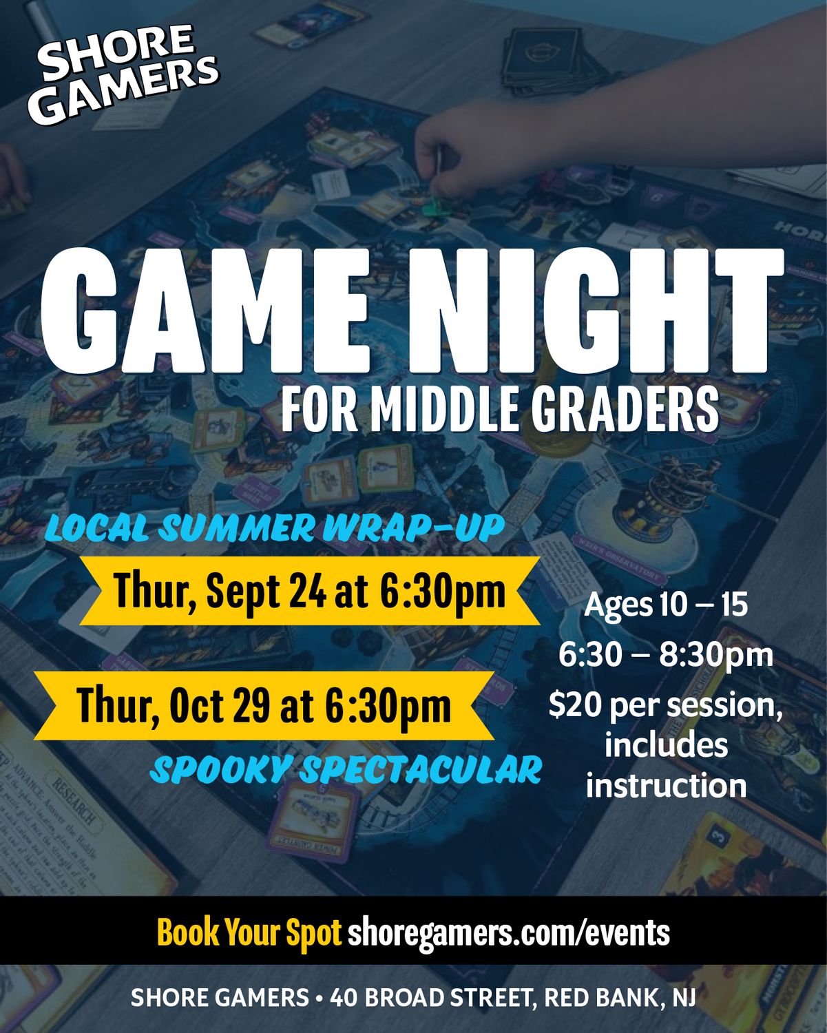 Game Night for Middle Graders