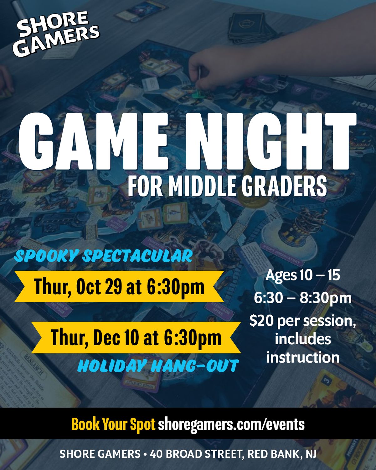 Game Night for Middle Graders