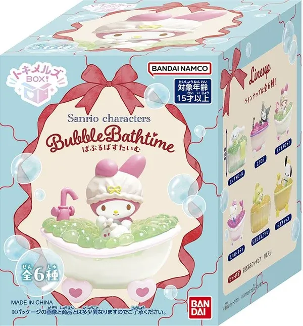 SANRIO BUBBLE BATH TOKIMELZ BLIND BOX/6