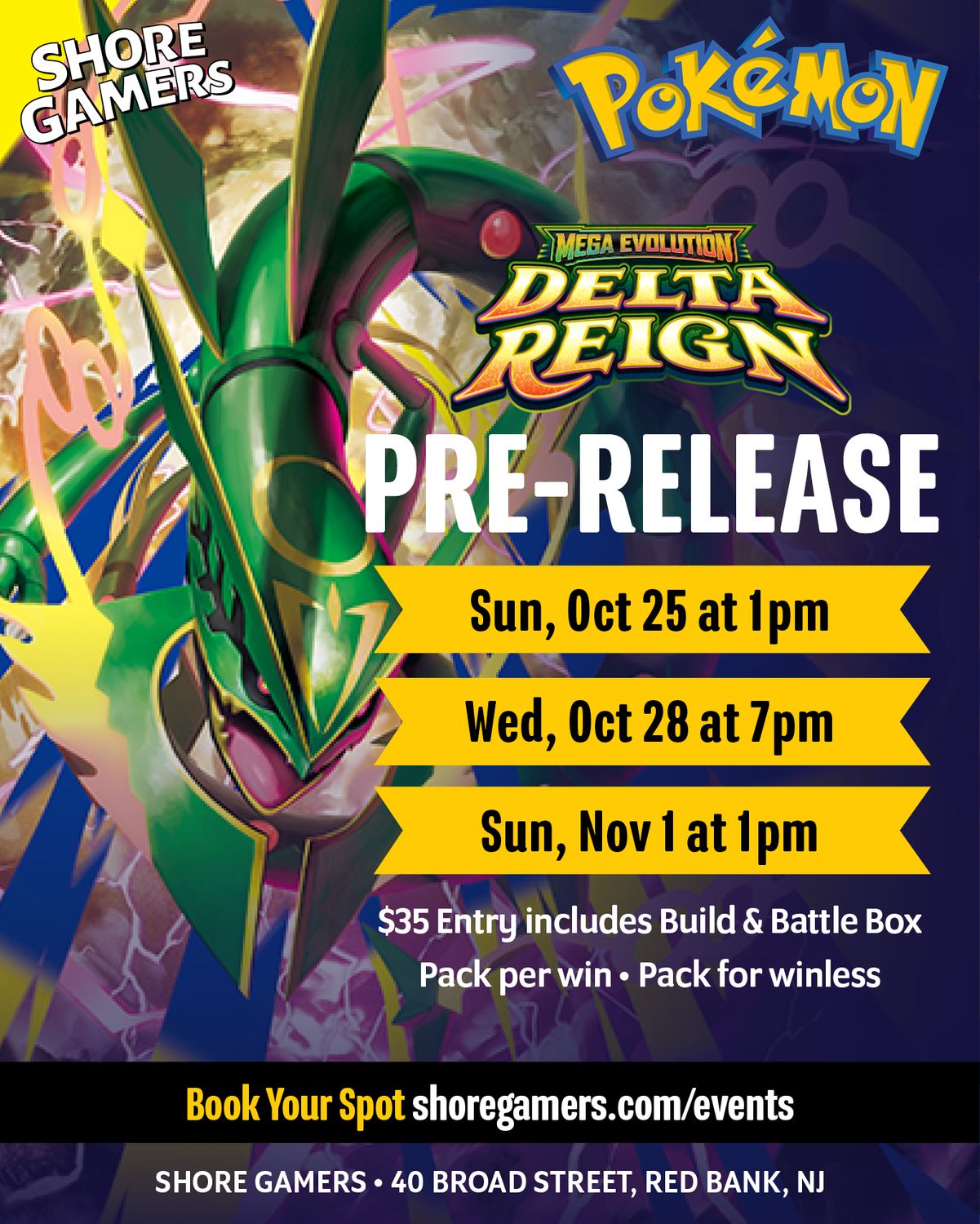 Pokémon Pre-Release - Delta Reign