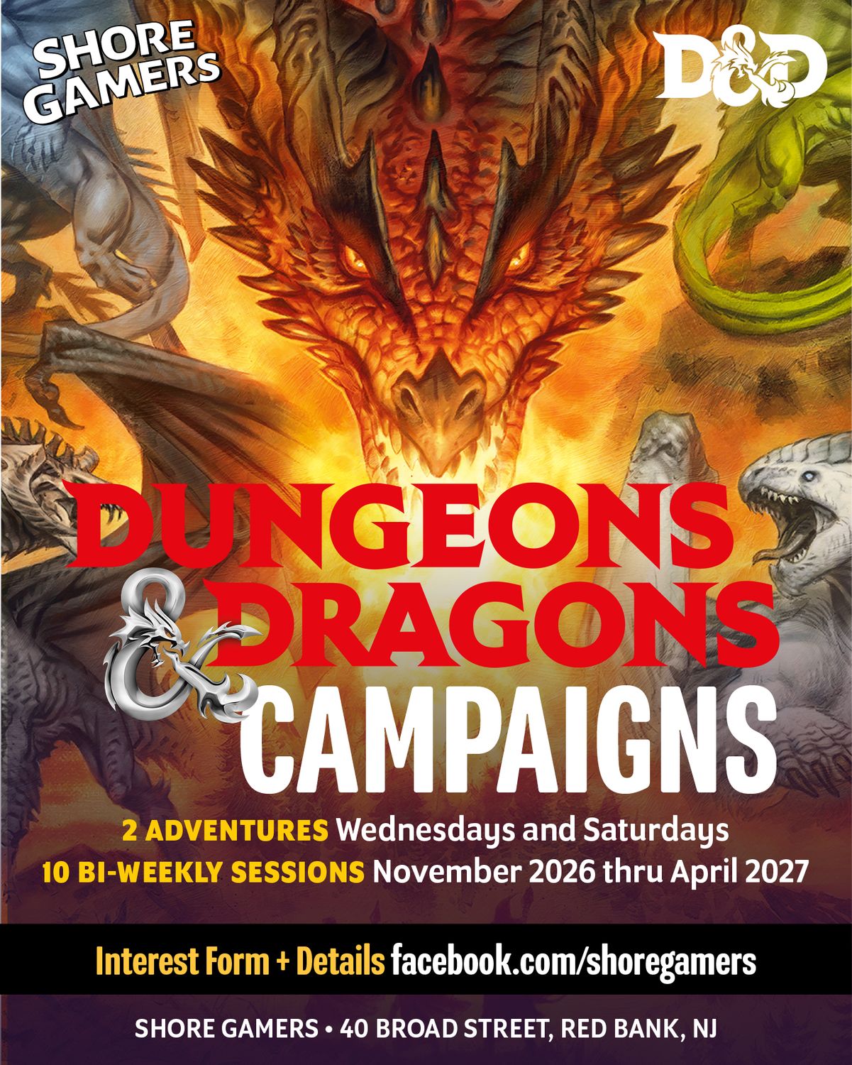 D&amp;D Campaign - 2026/27 - Saturdays