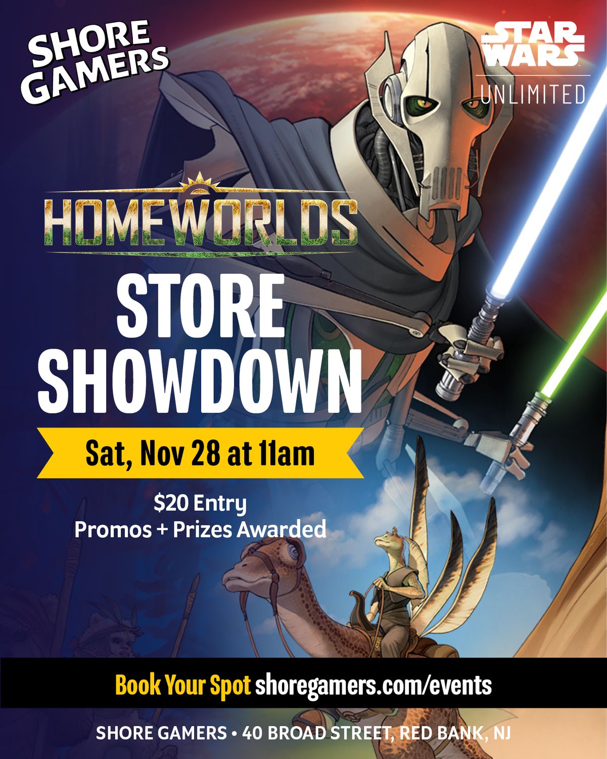 SW:U Store Showdown - Homeworlds