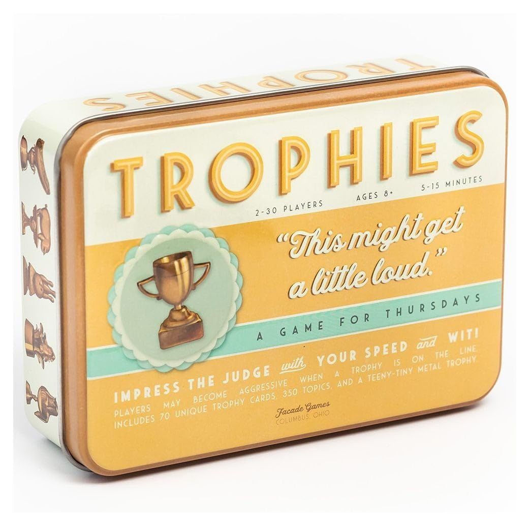 Trophies Word Party Game in a Tin