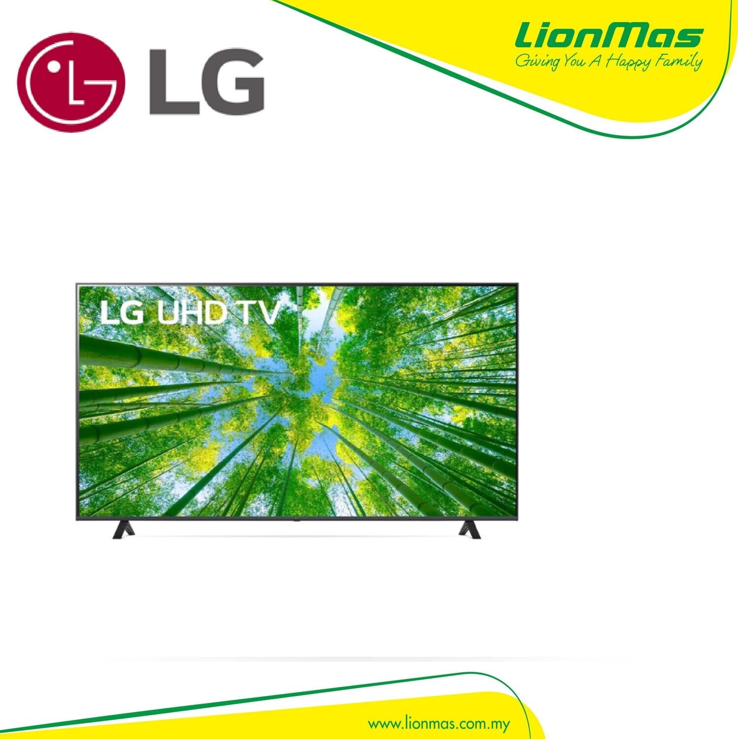 LG 65" 4K SMART LED TV 65UQ8050PSB(3 Years Warranty)