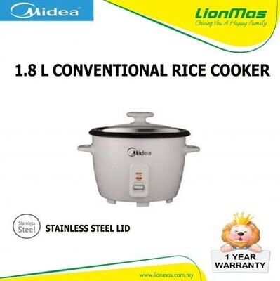 MIDEA 1.8L CONVENTIONAL RICE COOKER MG-GP18B