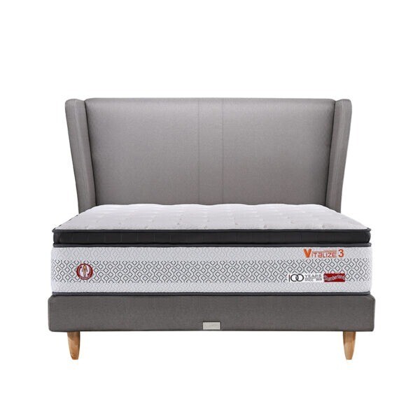 SLUMBERLAND Vitalize 3 King Size Mattress /13 Inch / Pocketed Spring / Pure Lambswool