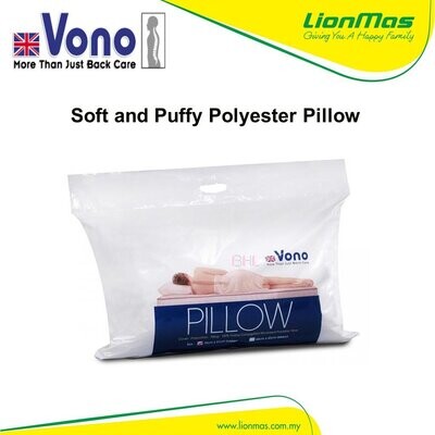 Vono Soft And Puffy Polyester Pillow (Large)