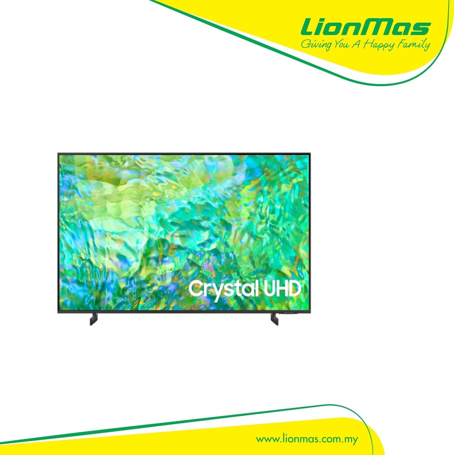 SAMSUNG 65" CRYSTAL UHD 4K LED TV UA65CU8000KX
