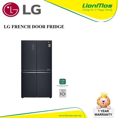 LG 464L FRENCH DOOR REFRIGERATOR WITH DOOR COOLING+ GC-B22FTQPL