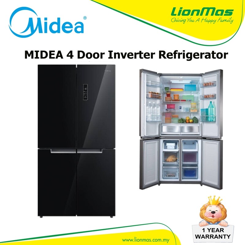 MIDEA 560L 4 DOOR REFRIGERATOR MFT-585WEGBI MIDEA 560L 4 DOOR REFRIGERATOR MFT-585WEGBI