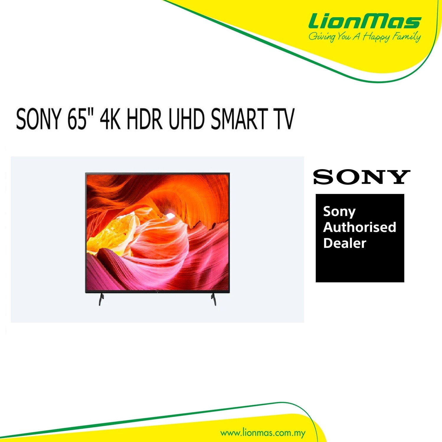 SONY 2022 NEW 65" 4K ULTRA HD SMART TV (GOOGLE TV) KD-65X75K