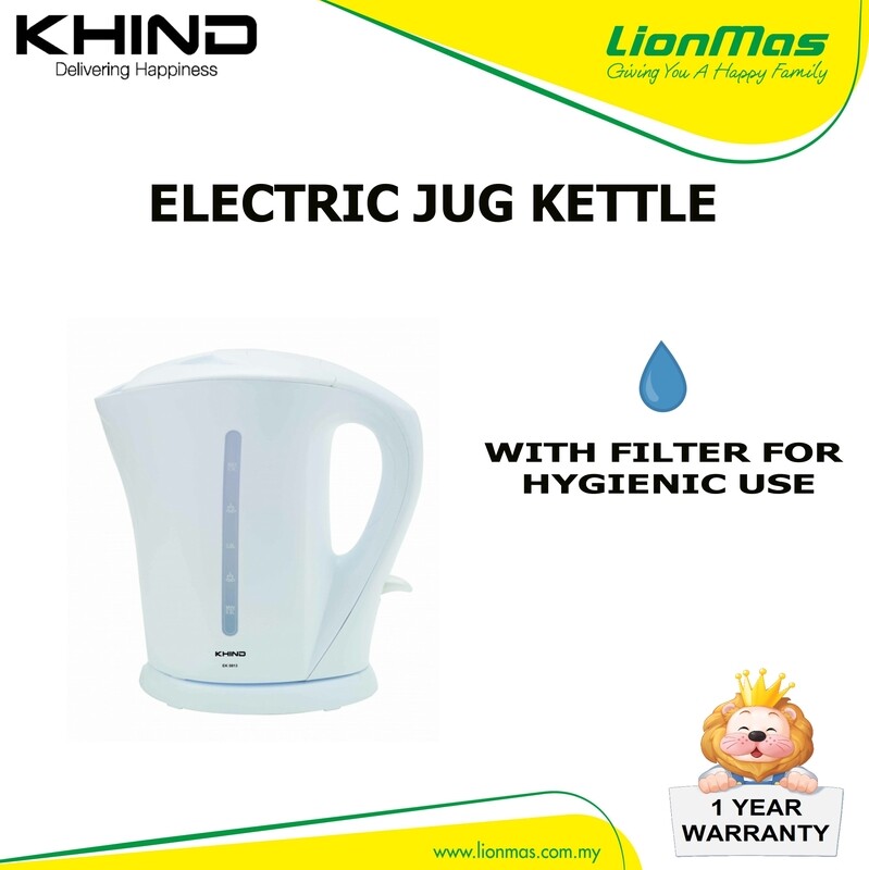 KHIND 1.7L JUG KETTLE EK-5813