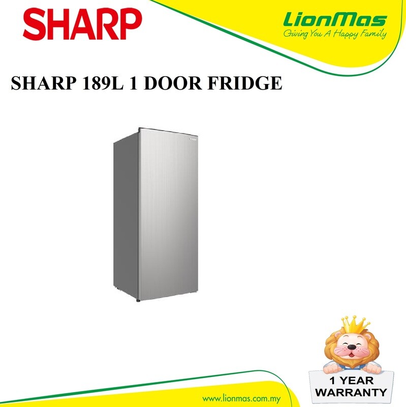 SHARP 189L 1 DOOR REFRIGERATOR SJ-D220MS