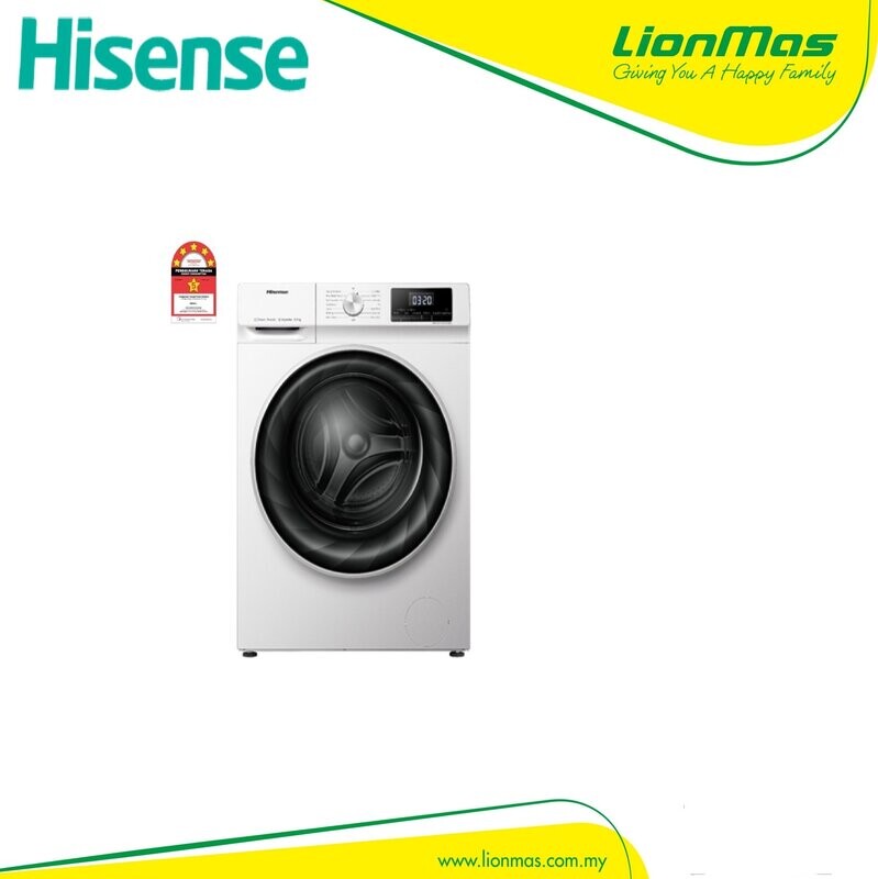 HISENSE 8.5 KG INVERTER PURE JET FRONTLOAD WASHING MACHINE WFQY8514VJM