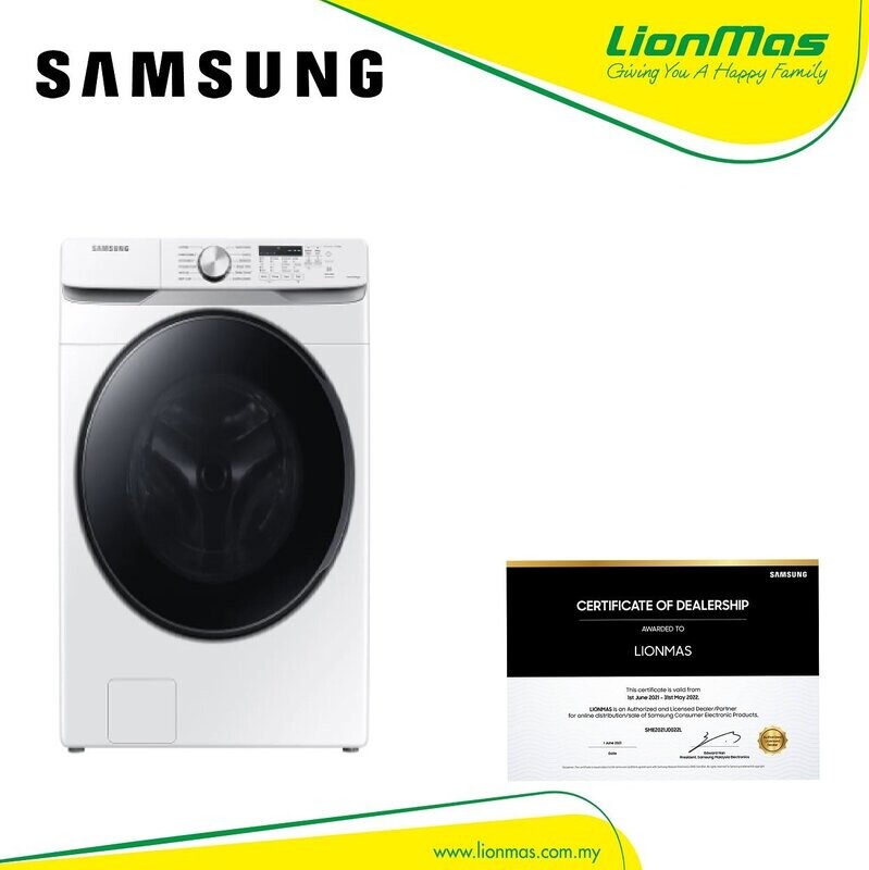SAMSUNG 17KG FRONTLOAD WASHER WITH HYGIENE STEAM WF17T6000GW SAMSUNG 17KG FRONTLOAD WASHER WITH HYGIENE STEAM WF17T6000GW