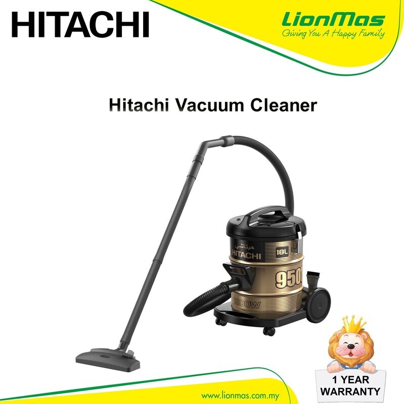 HITACHI 2100W 18L PAIL CAN VAACUUM CLEANER CV-950F