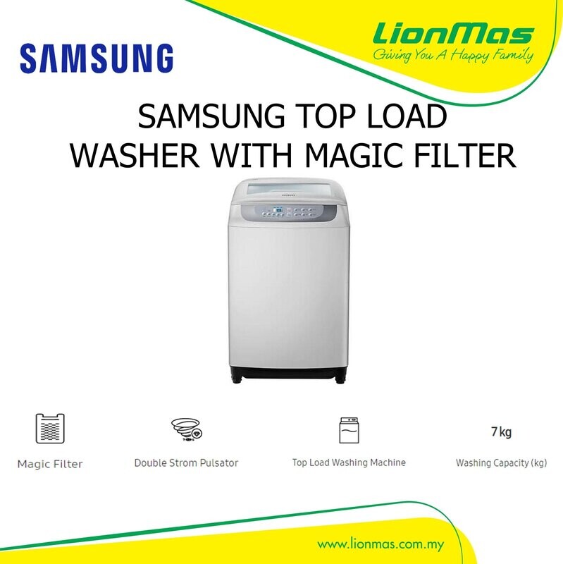 SAMSUNG 7KG FULLY AUTO WASHING MACHINE WA-70H4000SG SAMSUNG 7KG FULLY AUTO WASHING MACHINE WA-70H4000SG