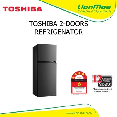 TOSHIBA 400L INVERTER 2 DOOR REFRIGERATOR GR-RT468WEPM