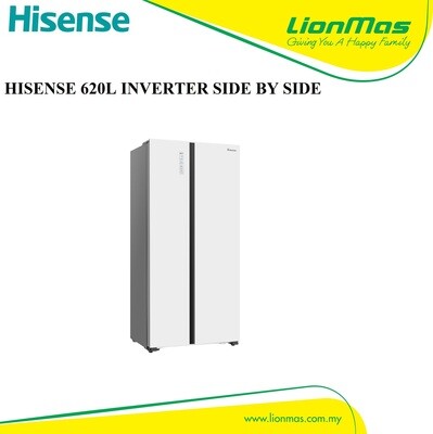 HISENSE 620L INVERTER SIDE BY SIDE REFRIGERATOR RS688N4AWU