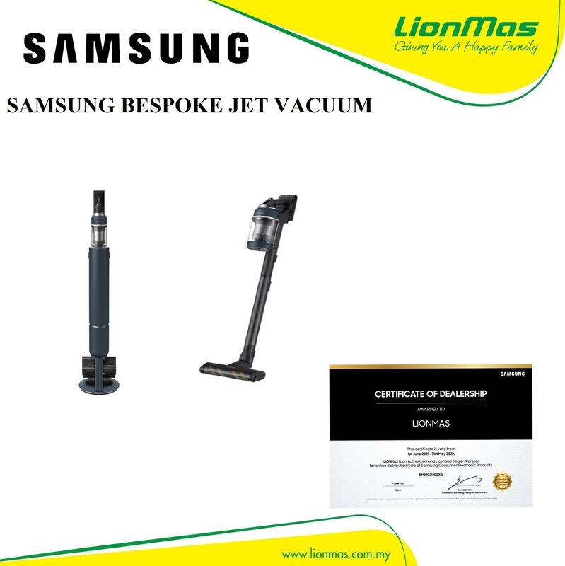 SAMSUNG BESPOKE PREMIUM JET VACUUM CLEANER VS20A958F3B