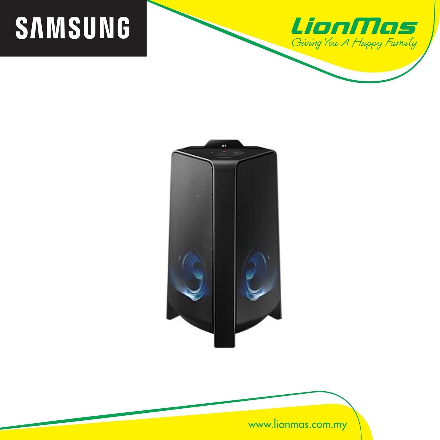 SAMSUNG SOUND TOWER WITH BI-DIRECTIONAL SOUND (1500W) MX-T70XM