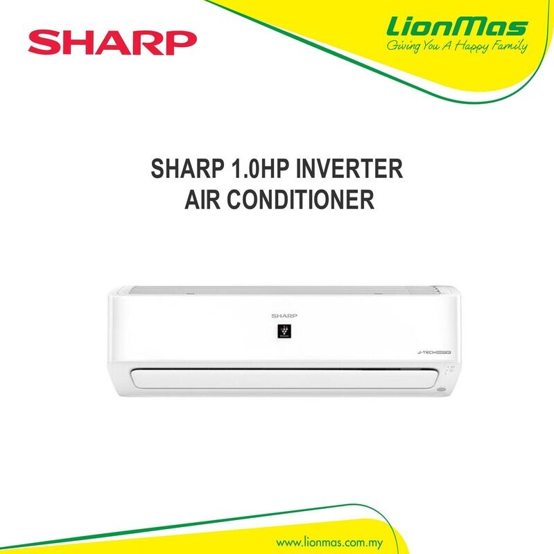 SHARP AIRCOND 1.0HP INVERTER AHXP10YMD