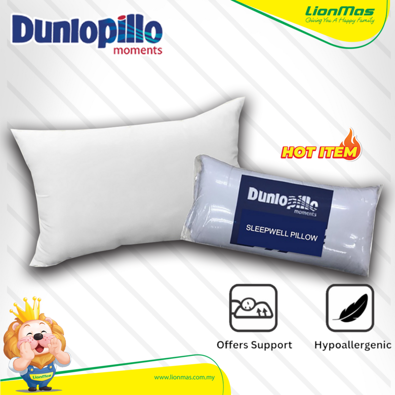 DUNLOPILLO SLEEP WELL PILLOW