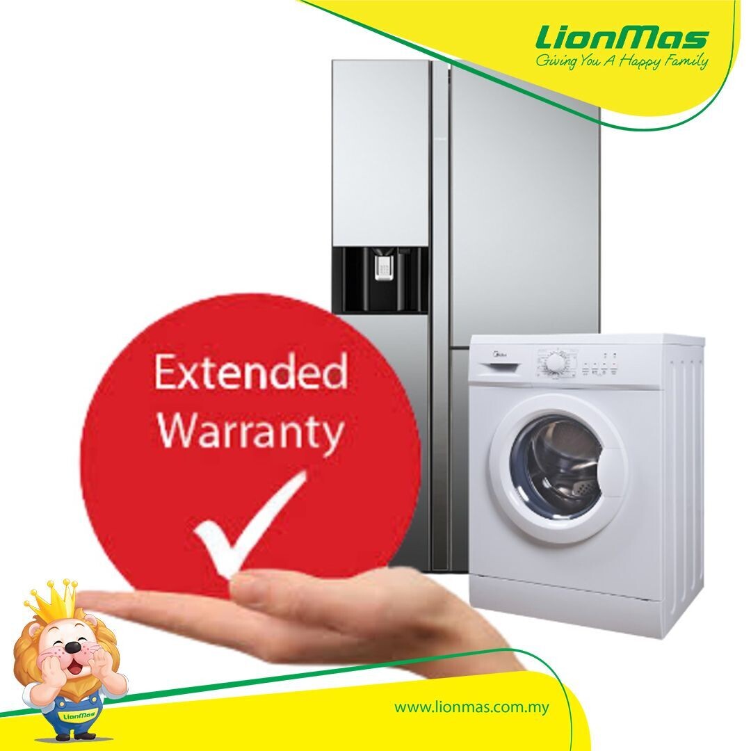 1+4 Washing Machine Extended Warranty price RM1000 below