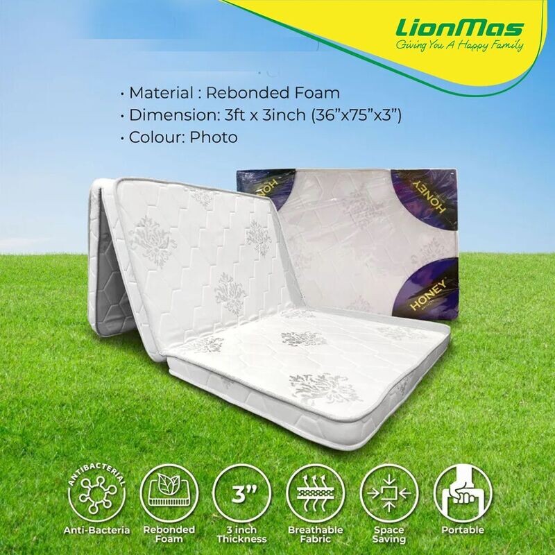 HONEY 3-inch Foldable Mattress