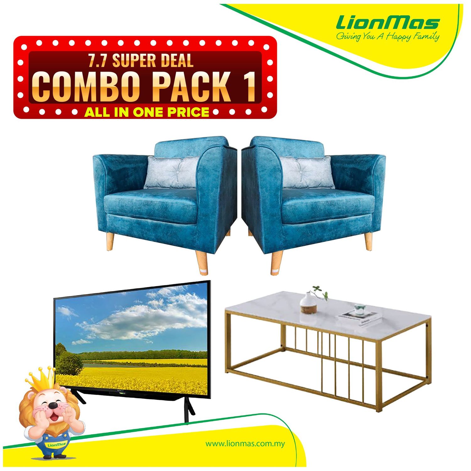 Combo 1 Lionmas Pack