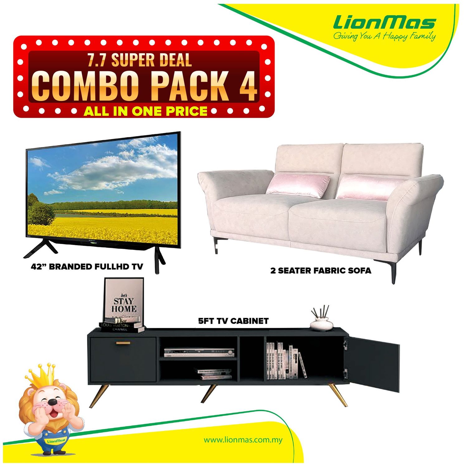 Combo 4 Lionmas Pack