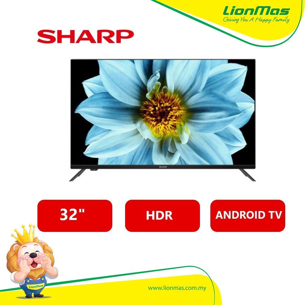 Sharp 2TC32EG2X 32 Inch HD Ready Android TV - 2TC32EG2X
