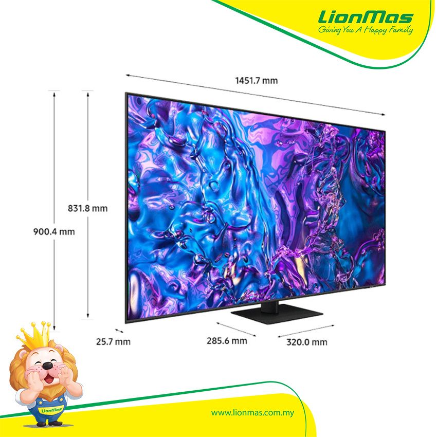 [PRE ORDER] SAMSUNG QA65Q70DAKXXM 65 INCH QLED 4K SMART TV